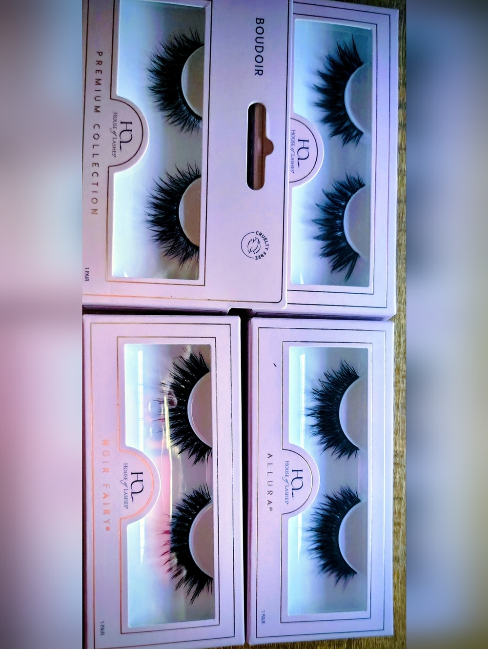 House of Lashes Allura Faux Mink Lashes - Black